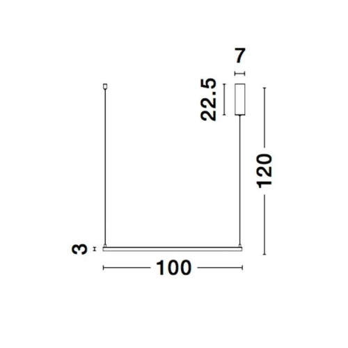 Závěsné LED svítidlo NOVA LUCE ETERNA 50W 3000K 9990732 stmívatelné Triac (obrázek 10)