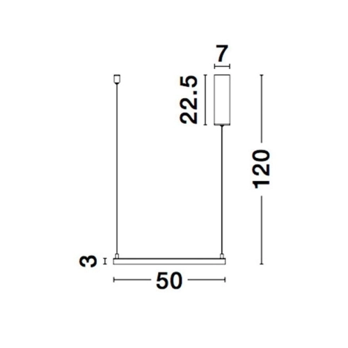 Závěsné LED svítidlo NOVA LUCE ETERNA 30W 3000K 9990735 stmívatelné Triac (obrázek 2)