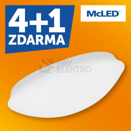  LED svítidlo McLED Cala 18 18W IP44 4000K neutrální bílá ML-411.206.32.0 AKCE 4+1