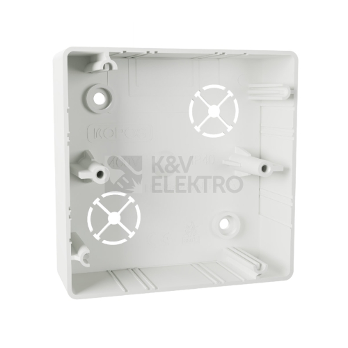 Krabice lištová KOPOS LK 85X28 ZNI HF HB bílá pro Zoni