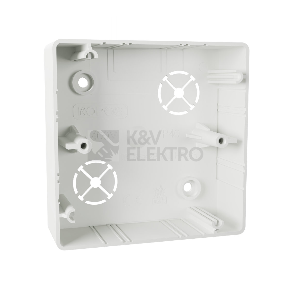 Obrázek produktu Krabice lištová KOPOS LK 85X28 ZNI HF HB bílá pro Zoni 0