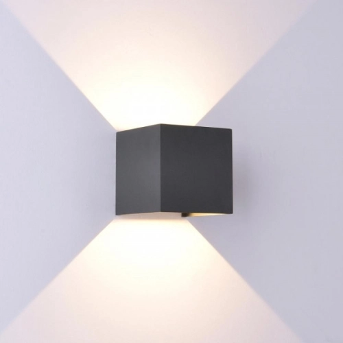 Venkovní nástěnné LED svítidlo MANTRA DAVOS tmavě šedá 3000K IP54 2x6W (obrázek 3)
