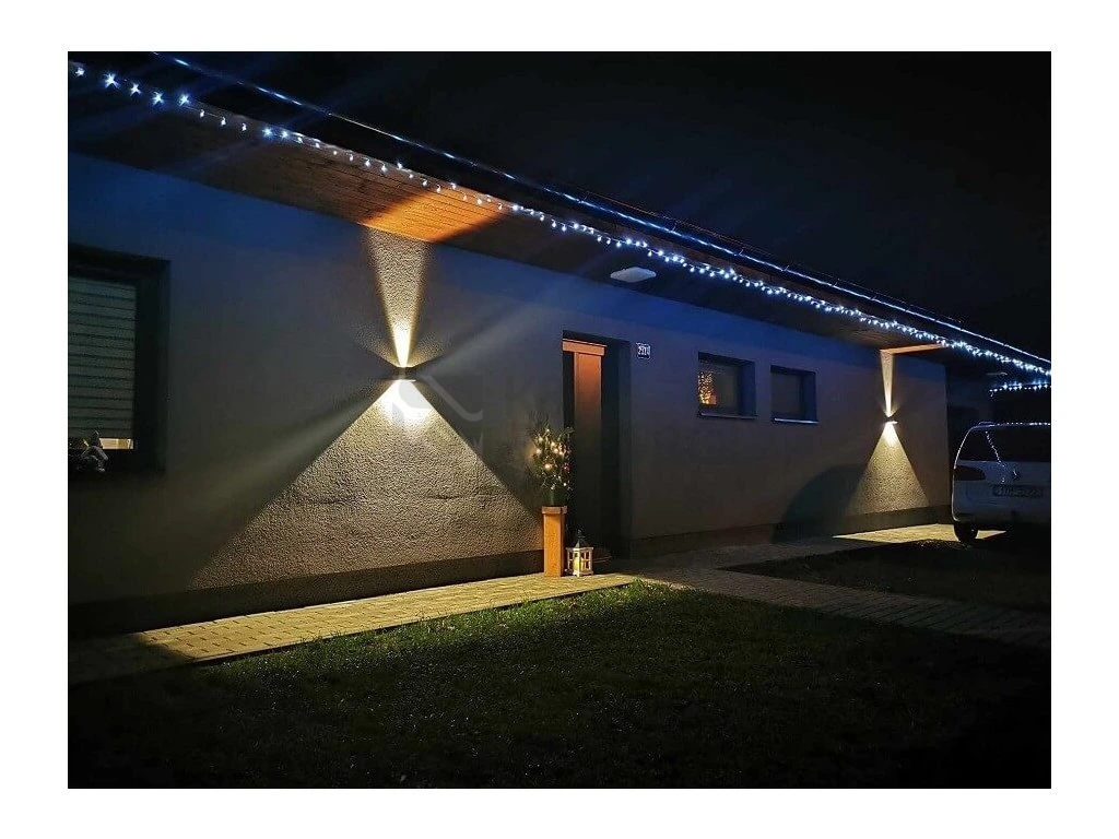 Obrázek produktu Venkovní nástěnné LED svítidlo MANTRA DAVOS tmavě šedá 3000K IP54 2x6W 1