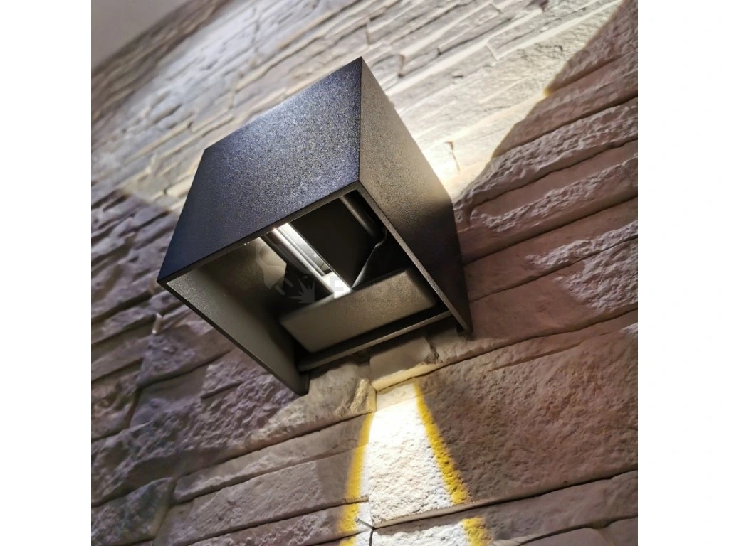 Obrázek produktu Venkovní nástěnné LED svítidlo MANTRA DAVOS tmavě šedá 3000K IP54 2x6W 6