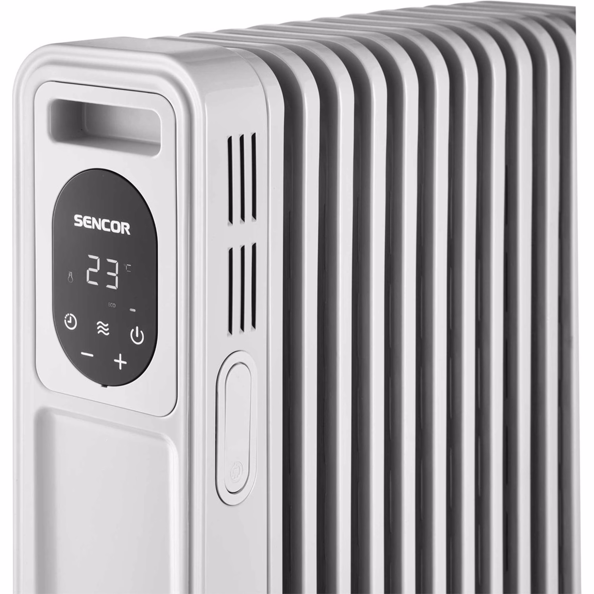 Obrázek produktu Olejový radiátor s časovačem SENCOR SOH 6213WH bílý 1000/2500/ECO 2