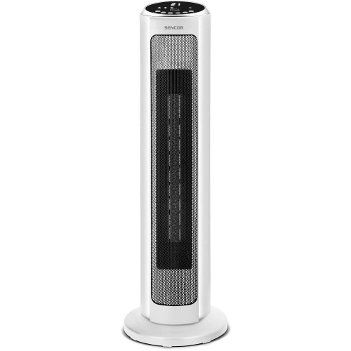 Chytrý sloupový teplovzdušný ventilátor s oscilací a časovačem SENCOR SFH 8994WH 1300-2200W