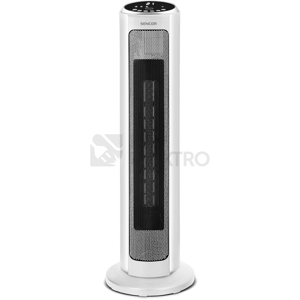 Obrázek produktu Chytrý sloupový teplovzdušný ventilátor s oscilací a časovačem SENCOR SFH 8994WH 1300-2200W 0