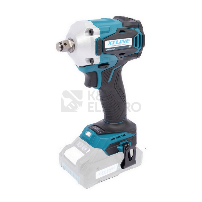 Obrázek produktu Aku rázový utahovák na 1/2" hlavice bezuhlíkový 18V 400 Nm XTline XT102832 0