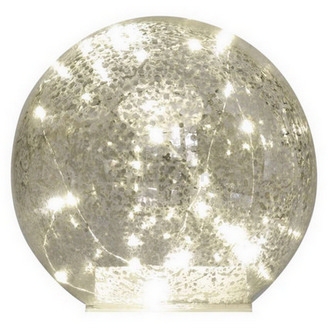 Obrázek produktu LED vánoční skleněná koule 15cm EMOS DCLW35 vnitrní použití teplá bílá 3xAA časovač 1