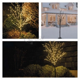 Obrázek produktu LED vánoční stromek 120cm EMOS DCTW30 230V venkovní IP44 i vnitřní použití teplá bílá s časovačem 2