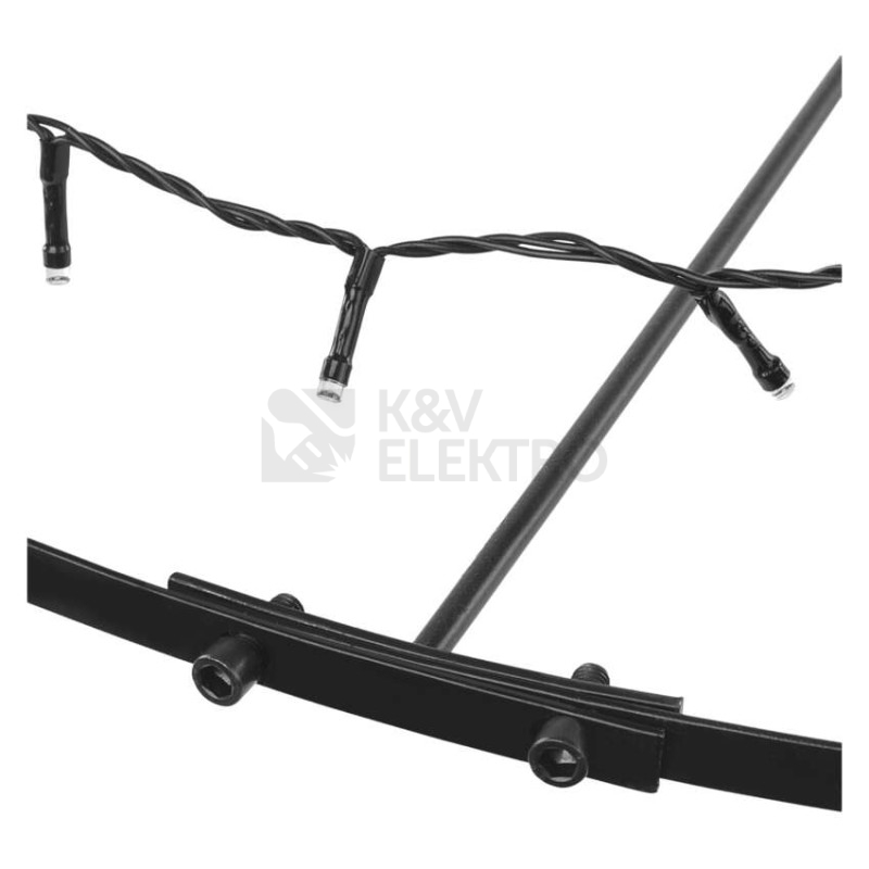 Obrázek produktu LED vánoční stromek 180cm EMOS DCTW32 230V venkovní IP44 i vnitřní použití teplá bílá vintage 9