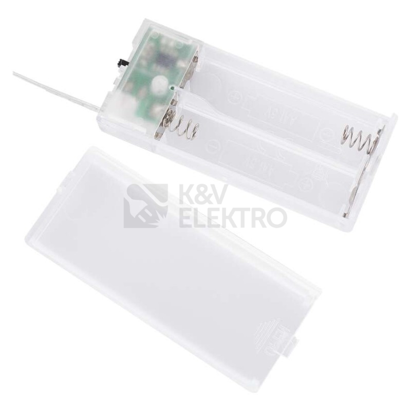 Obrázek produktu LED dřevěná dekorace vesnička 60cm EMOS DCWW41 2xAA teplá bílá časovač 8
