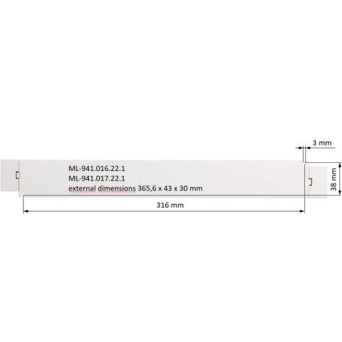 Napájecí zdroj McLED ML-941.017.22.1 150W 24VDC DALI nebo tlačítko (obrázek 5)