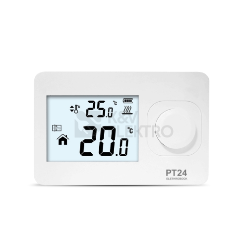 Prostorový termostat ELEKTROBOCK PT24
