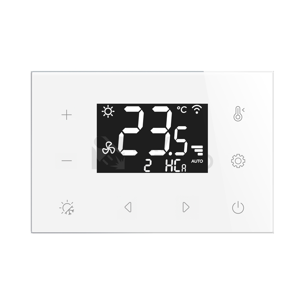 Obrázek produktu WiFi skleněný zónový termostat s vestavěným relé INELS Elko EP RFTC-6/W 9484 bílý 0