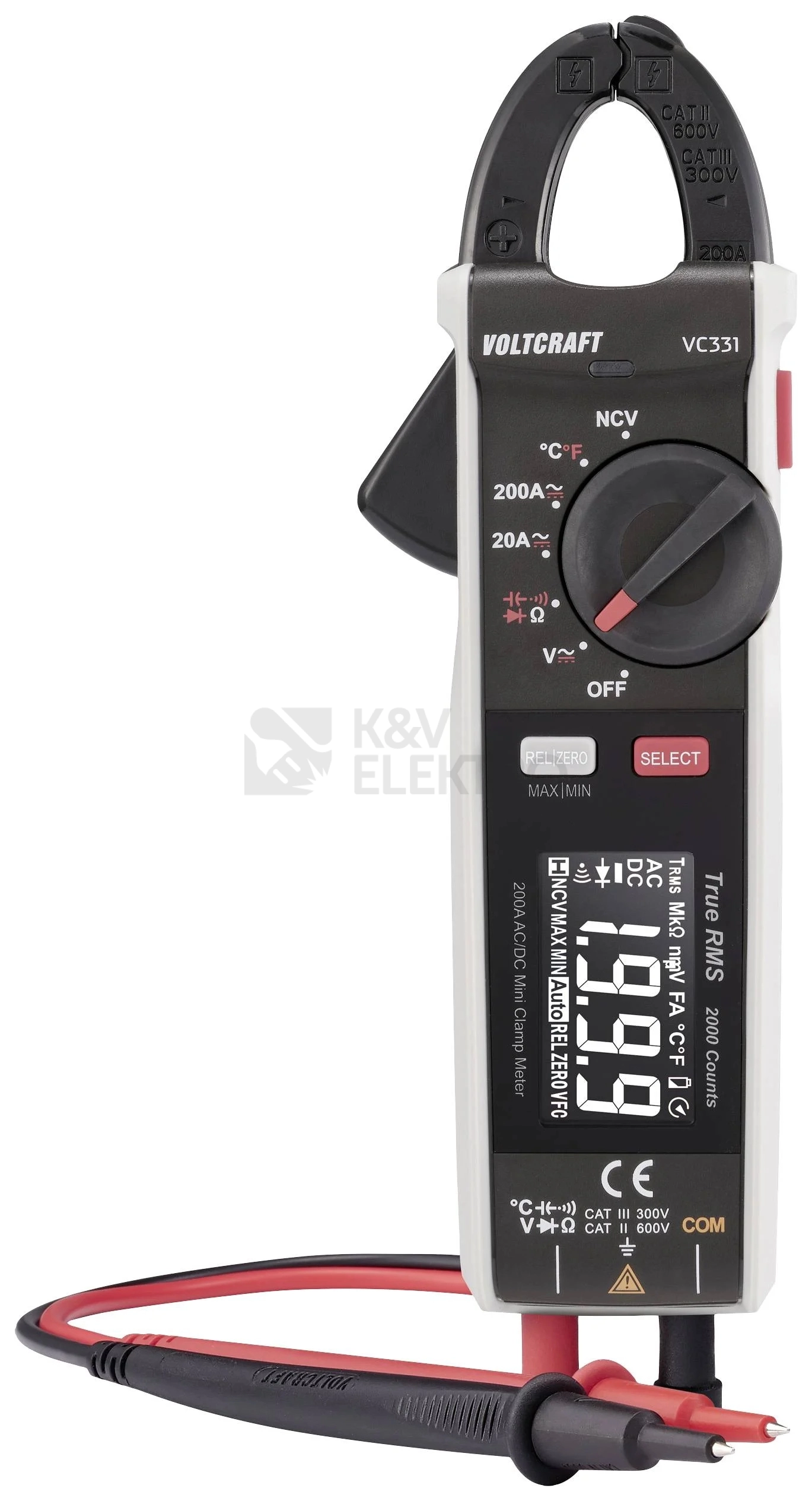Obrázek produktu Klešťový multimetr VOLTCRAFT VC-331 2893197 0