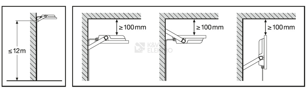 Obrázek produktu LED reflektor LEDVANCE FLOODLIGHT černý 133W/117W 18600lm/16275lm 3000K teplá bílá IP66 6