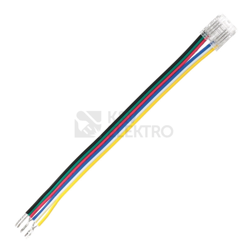 Obrázek produktu Připojovací konektor RGB+CCT LED pásků 12mm 6 pin 150mm ML-112.111.78.9 0