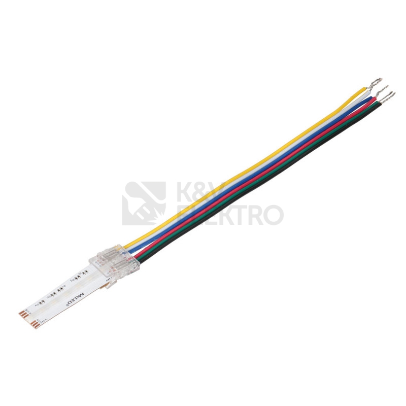 Obrázek produktu Připojovací konektor RGB+CCT LED pásků 12mm 6 pin 150mm ML-112.111.78.9 4