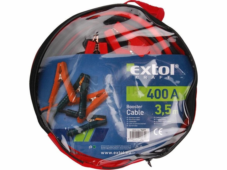 Obrázek produktu Startovací kabel 400A 3,5m EXTOL CRAFT 9609
1