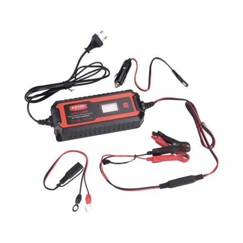 Autonabíječka 9stupňová 12V/6V 4A EXTOL PREMIUM 8897302