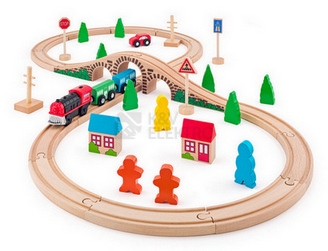 Obrázek produktu Vláčkodráha osmička s elektrickou mašinou 40 dílů 102191121 0