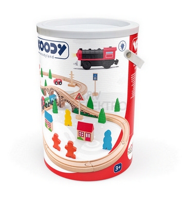 Obrázek produktu Vláčkodráha osmička s elektrickou mašinou 40 dílů 102191121 3