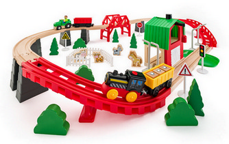 Vláčkodráha - Farma 60 dílů 102193077