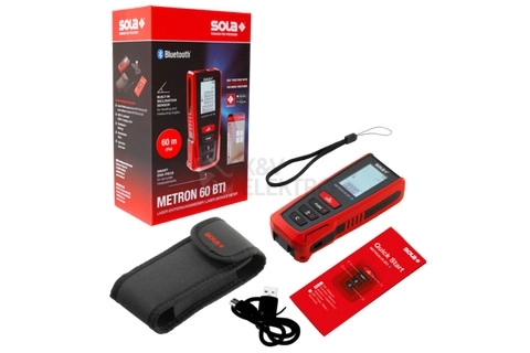 Obrázek produktu Laserový dálkoměr SOLA METRON 60 BTI Bluetooth 71027201 1