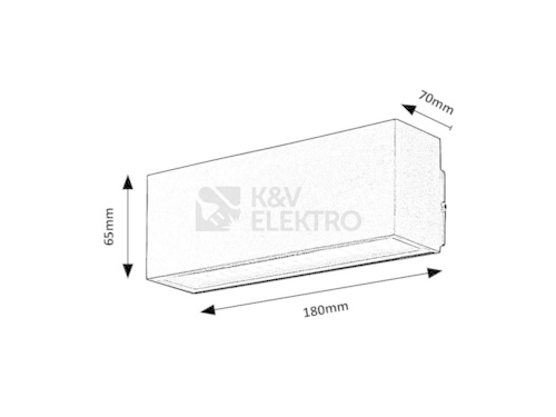 Obrázek produktu SVITIDLO MATARO 720LM IP54 CERNY 3