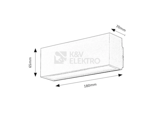 Obrázek produktu SVITIDLO MATARO 720LM IP54 CERNY 3