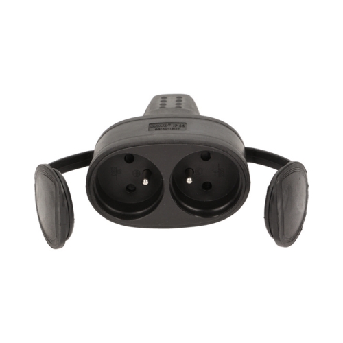 Dvojzásuvka gumová IP44 ORNO 7OR-AE-13117