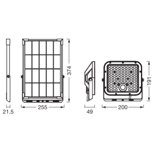 Solární LED reflektor s pohybovým čidlem LEDVANCE ENDURA 30W IP65 4000K neutrální bílá