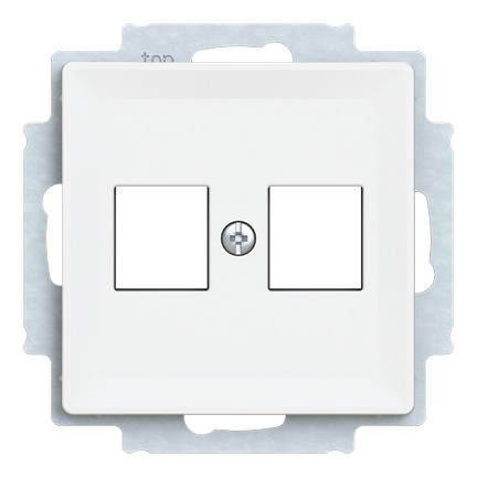 ABB Zoni kryt datové zásuvky matná bílá 5014T-A02018 240 (2CHT292018A4240)