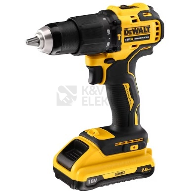 Obrázek produktu Aku příklepová vrtačka DeWALT DCD709D2T bezuhlíková 18V 2x aku Li-ion 2,0Ah 0