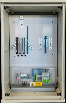 Elektroměrový rozvaděč pro fotovoltaiku ESTA ER 212 NNP7P FVE S3/4 UNI 11502 pro ČEZ, EGD (E.ON)