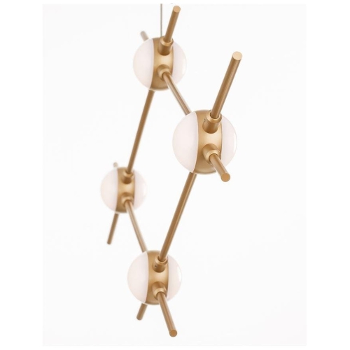 Závěsné LED svítidlo NOVA LUCE ATOMO 4×2,4W 3000K 9180674