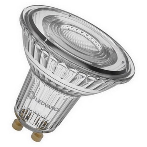 LED žárovka GU10 PAR16 LEDVANCE PARATHOM 6,1W (80W) teplá bílá (2700K) stmívatelná, reflektor 36°
