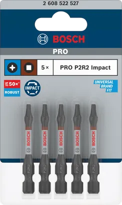 Bit PRO P2R2 Impact 55 mm 5 ks Bosch 2.608.522.527