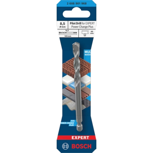 Středicí vrták pro EXPERT Power Change Plus Ø 8,5 TCT 60x105 mm Bosch 2.608.901.968