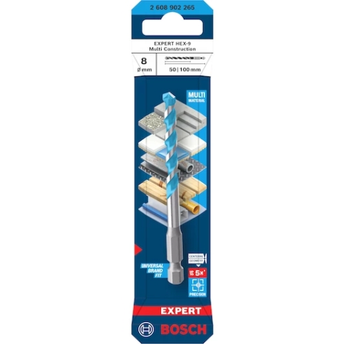 Vrták EXPERT HEX-9 Multi Construction 8x50x100 mm Bosch 2.608.902.265