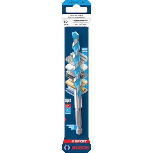 Vrták EXPERT HEX-9 Multi Construction 10x90x150 mm Bosch 2.608.902.270