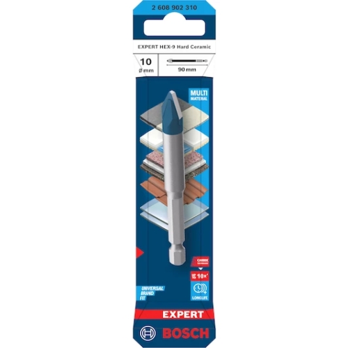 Vrták EXPERT HEX-9 Hard Ceramic 10x90mm Bosch 2.608.902.310
