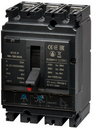 Jistič ETI NBS-TMD 250/3L 200A 3P 004673071