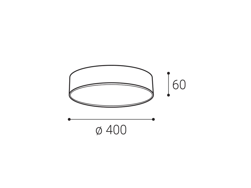 Obrázek produktu LED stropní svítidlo LED2 MONO SLIM 40cm bílé 30W 2700K/3000K/4000K 1274271 3