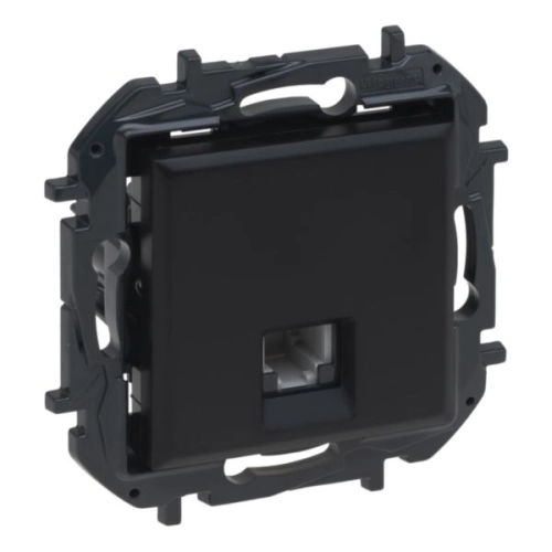 Legrand Niloé Step telefonní zásuvka RJ11 černá 863555B