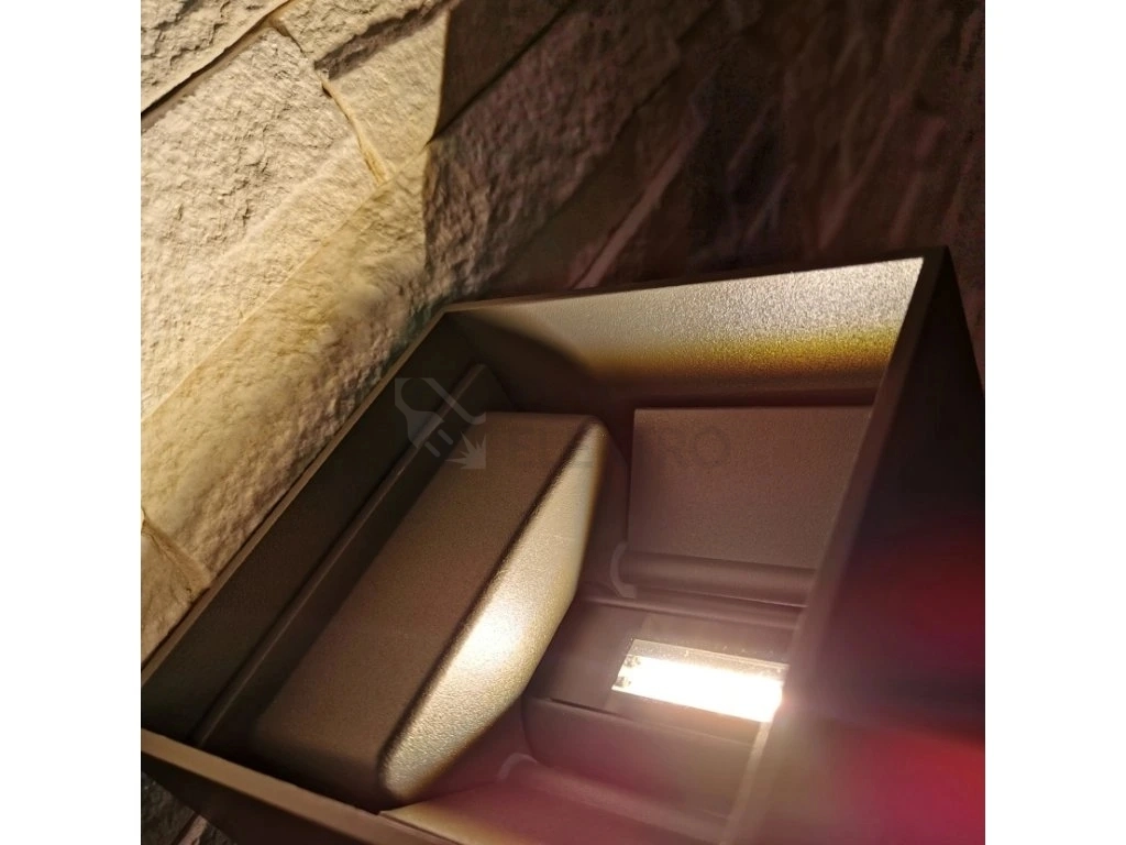 Obrázek produktu Venkovní nástěnné LED svítidlo MANTRA DAVOS tmavě šedá 3000K IP54 2x6W stmívatelné 6