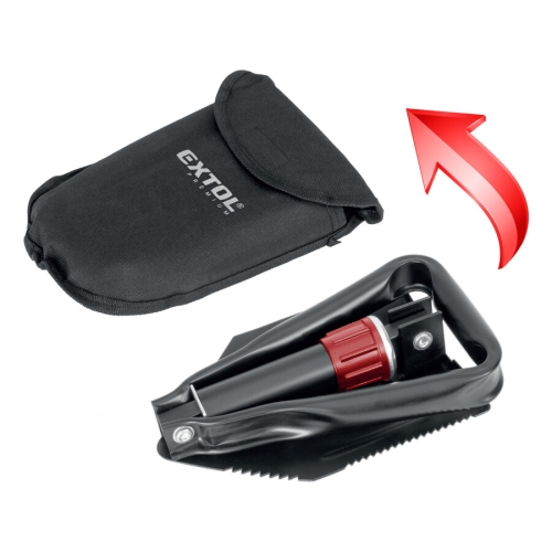 Lopatka-motyčka skládací 57cm šířka 15cm EXTOL PREMIUM 8877031