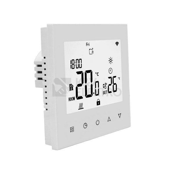 Obrázek produktu WiFi termostat ELEKTROBOCK PT740W-NP bílý 5