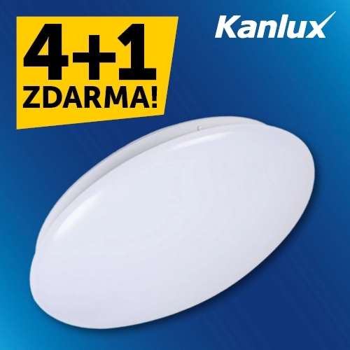 Svítidlo s čidlem Kanlux PIRES DL-60O E27 sklo matné 08810 AKCE 4+1